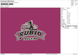 Truck 2011 Embroidery File 6 sizes