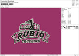 Truck 2011 Embroidery File 6 sizes