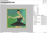 Runaway Ballerina Embroidery File 4 size