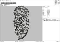 Ryomen Line Embroidery File 6 sizes