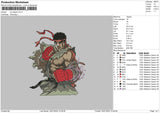 Ryu 0501 Embroidery File 6 sizes