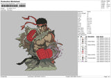Ryu 0501 Embroidery File 6 sizes