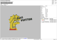 Simpson Louise V Embroidery File 4 size