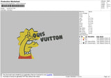 Simpson Louise V Embroidery File 4 size