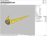 Swoosh Spongebob 02 Embroidery File 4 size