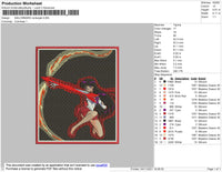 Sailormars Rectangle Embroidery FIle 4 size