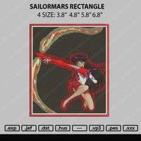 Sailormars Rectangle Embroidery FIle 4 size
