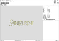 Saintext Embroidery File 6 sizes