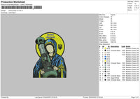 Saint Javelin V2 Embroidery File 4 size