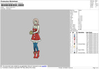 Sakura Xmas Embroidery File 4 size
