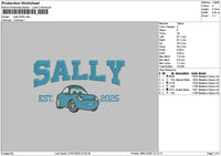 Nike Sally 2025 2012 Embroidery File 6 sizes