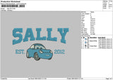 Nike Sally 2025 2012 Embroidery File 6 sizes