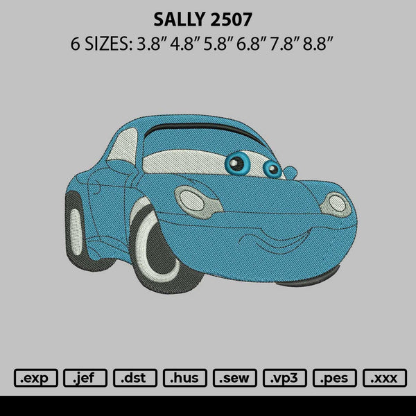 Sally 2507 Embroidery File 6 sizes