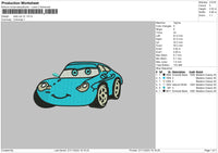 Sallycar v2 Embroidery File 6 sizes