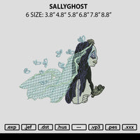 Sallyghost Embroidery File 6 sizes