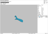 Saly Hand Embroidery File 6 sizes