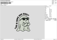 Ghost 0207 Embroidery File 6 sizes