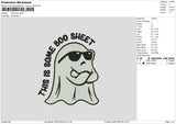 Ghost 0207 Embroidery File 6 sizes