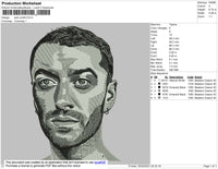 Sam Smith Embroidery File 4 size