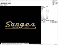 Sanger Embroidery File 4 size