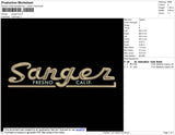Sanger Embroidery File 4 size
