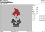 Santa Claus Clipsart Embroidery File 4 size