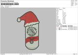 Santa Claws Embroidery File 4 size