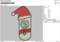 Santa Claws Embroidery File 4 size