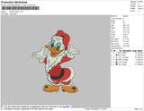 Santa Donald Embroidery File 4 size