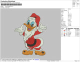 Santa Donald Embroidery File 4 size