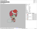 Santa Gaara Embroidery File 4 size