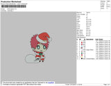 Santa Gaara Embroidery File 4 size
