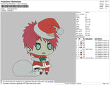 Santa Gaara Embroidery File 4 size