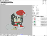 Santa Hinata Embroidery File 4 size