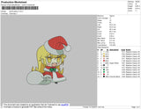 Santa Paduro Embroidery File 4 size