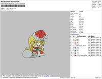 Santa Paduro Embroidery File 4 size