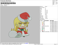 Santa Paduro Embroidery File 4 size