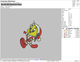 Santa Twitty Embroidery File 4 size