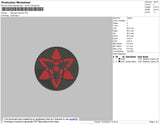Saringan Sasuke Embroidery File 4 size