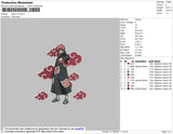 Sasori V2 Embroidery File 4 size