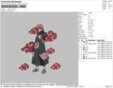 Sasori V2 Embroidery File 4 size