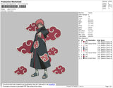 Sasori V2 Embroidery File 4 size
