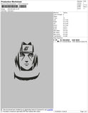 Sasuke BW Embroidery File 4 size