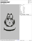 Sasuke BW Embroidery File 4 size