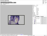 Sasuke Rectangle Embroidery File 4 size