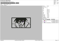 Sasuke Rinnegan V3 Embroidery File 4 size