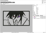 Sasuke Rinnegan V3 Embroidery File 4 size