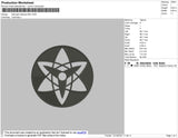 Sasuke Saringan BW Embroidery File 4 size