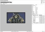Sasuke Uchiha Embroidery File 4 size