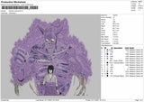 Sasuke Uchiha Embroidery File 4 size